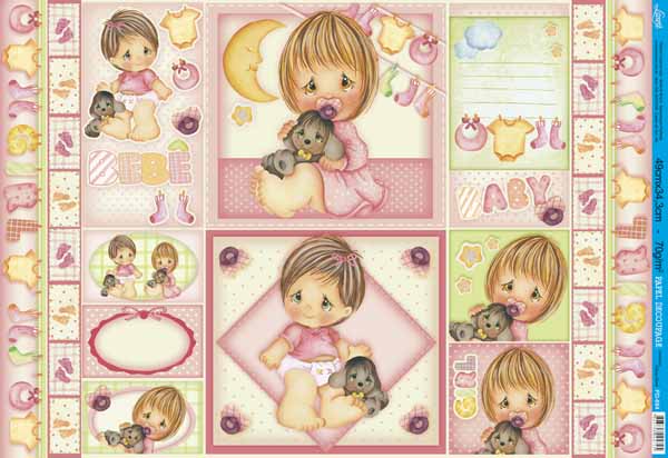 Papel Decoupage Litoarte->SLIM PAPER SPL1 - Med 47,3x33,8cm->Papel Decoupage  SLIM PAPER SPL1 065 - MED. 47,3X33,8