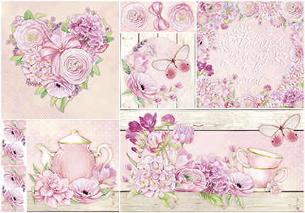 Papel Decoupage Litoarte->PD->Papel Decoupage Litoarte PD-680