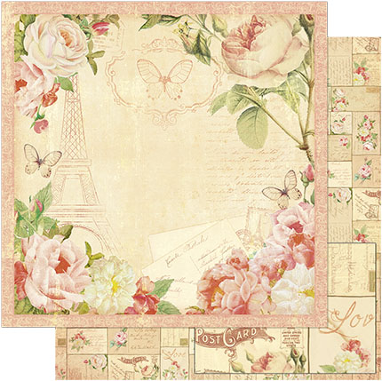 Papel Scrapbook Litoarte->SD->Papel Scrapbook Litoarte 30,5x30,5 - SD1093